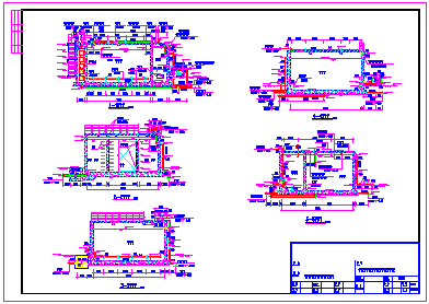 某厂丙烯酸化工厂生产废水处理cad设计图纸-图二