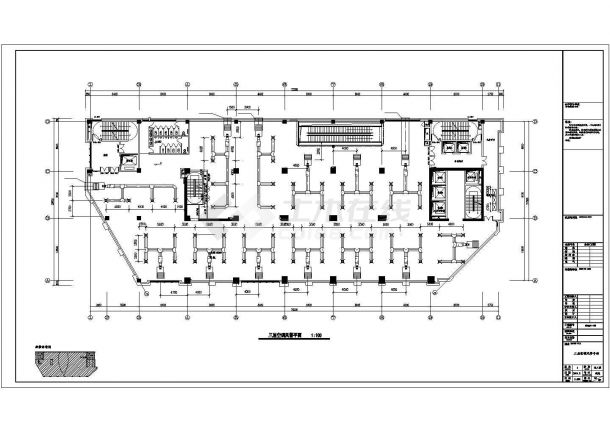 某商业办公楼中央空调系统毕业设计CAD资料-图一