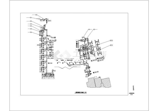 某城市广场空调通风及防排烟系统毕业设计CAD资料-图二