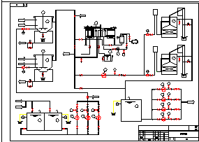某电厂循环冷却排污水回用工程全套工艺cad施工图纸-图二