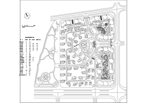 CAD居住区规划设计图纸精选-图一