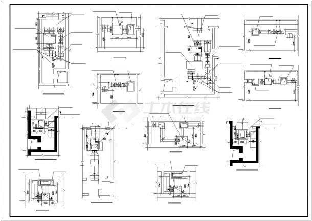 某高层商业用房及地下室通风防排烟系统毕业设计CAD资料-图一