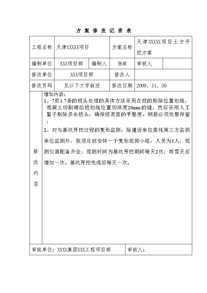 [天津]高层办公楼土方开挖施工方案-图一