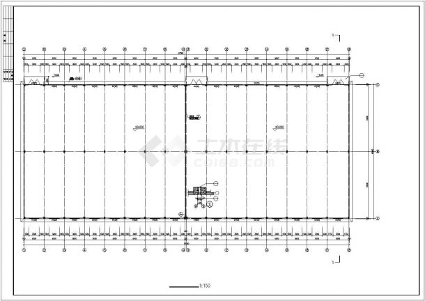 某家具厂房建筑施工CAD图纸-图一