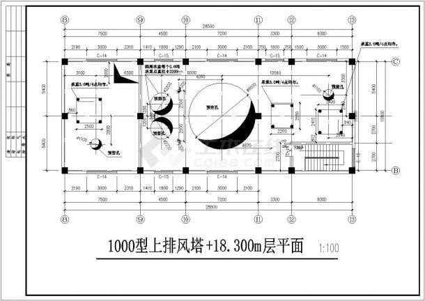 某地大型奶粉厂建筑设计CAD图纸-图一