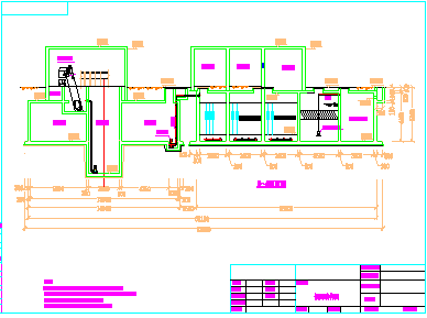 全套医院污水处理工艺cad设计施工图-图二