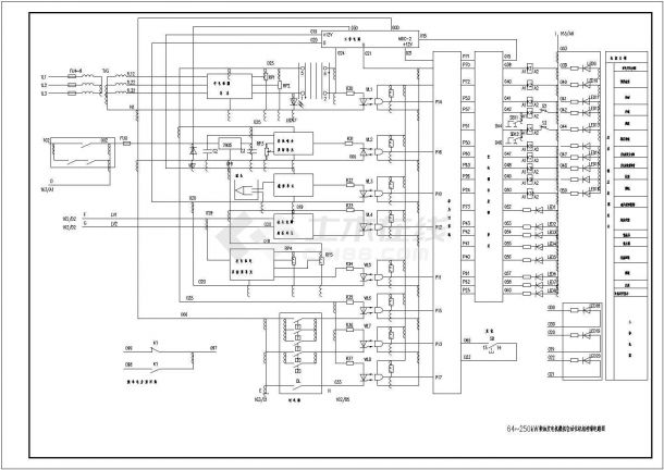 设备控制器_AC704型交流电动机可逆运行控制装置电路图-图二