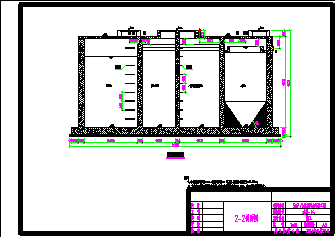 某污水处理厂全套cad设计施工图纸-图一