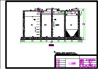 某污水处理厂全套cad设计施工图纸_图1