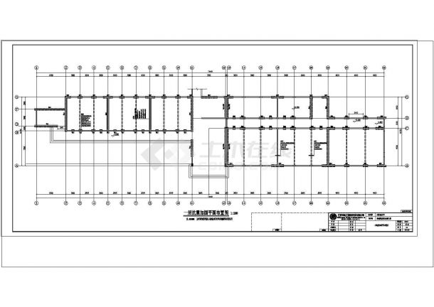 某四层砖混结构中学教学楼抗震加固以及平改坡工程设计全套CAD施工图（甲级设计院设计）-图一