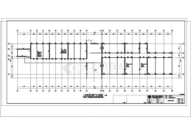 某四层砖混结构中学教学楼抗震加固以及平改坡工程设计全套CAD施工图（甲级设计院设计）-图二