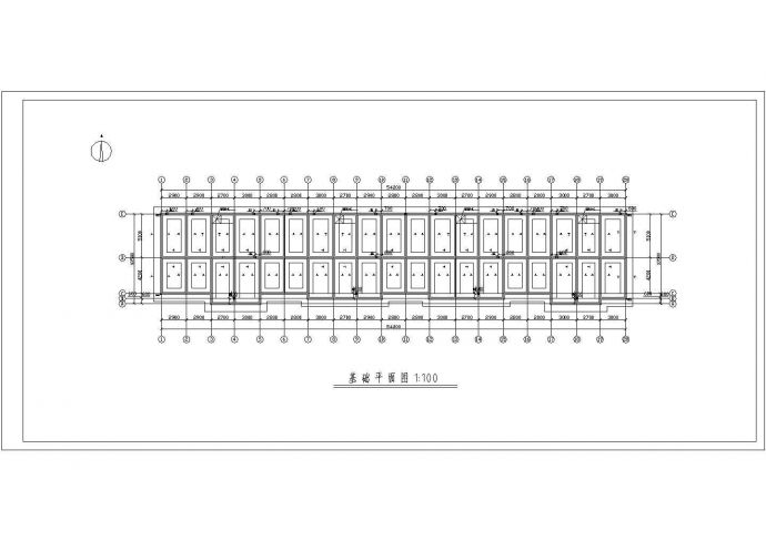 某六层砖混住宅楼工程招标文件设计CAD资料（计算书、结构图纸）_图1