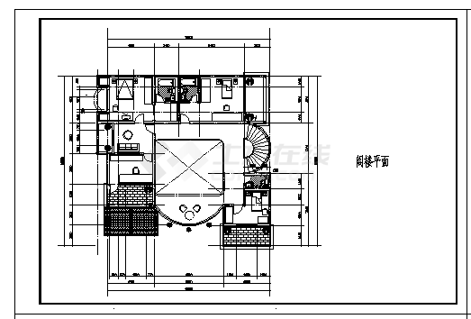 三层带地下室别墅建筑施工cad图(12个设计图，共三十八张)-图一