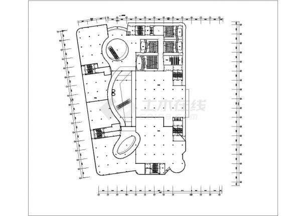 某清源商场电影院CAD建筑设计施工图纸-图一
