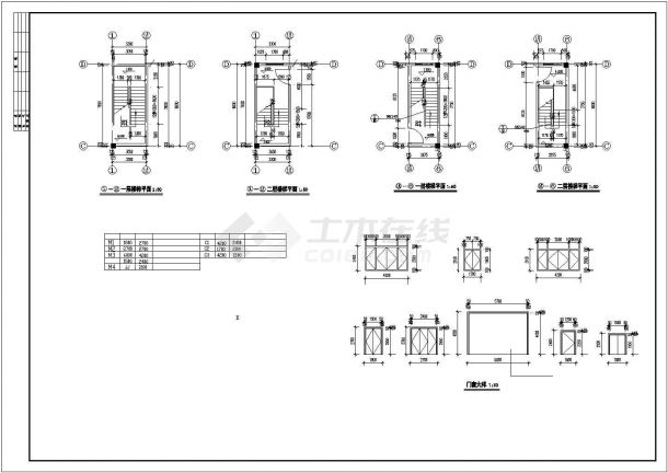 成都某印刷厂2千平米2层印刷厂房建筑设计CAD图纸（含总图）-图二