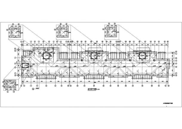 3381.54平米六层砖混住宅楼施工组织设计CAD施工图-图一
