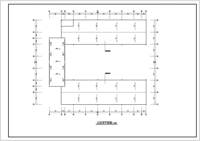 许昌市某大型皮革纺织厂3层框架结构厂房全套建筑设计CAD图纸_图1