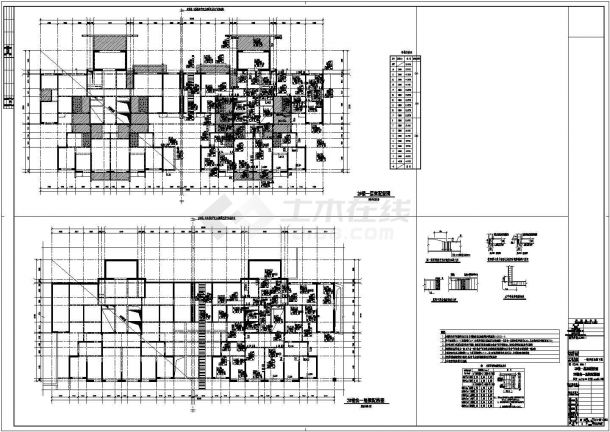 [四川]18层剪力墙结构住宅CAD结构施工图-图一