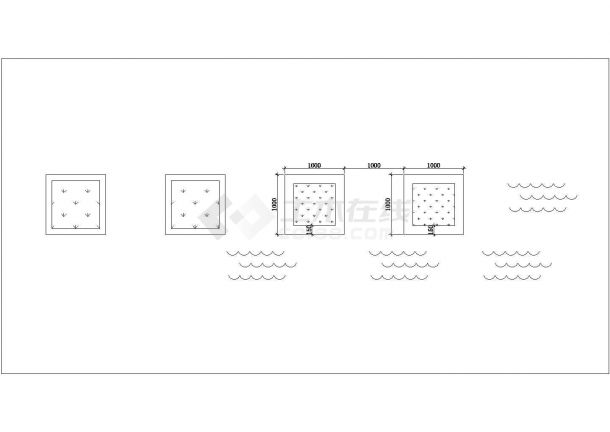 经典园林树池做法设计cad施工图纸（甲级院设计）-图一