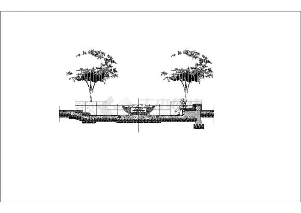 典型园林种植池设计cad施工详图（甲级院设计）-图二