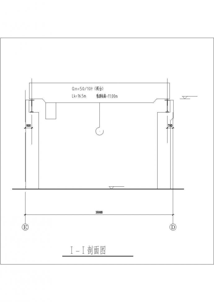 杭州市某电瓶车厂单层钢架结构加工厂房建筑设计CAD图纸（84x18米）_图1