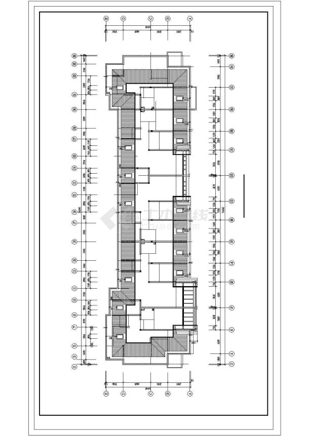 六层三单元阁楼4264平米不对称户型-图二