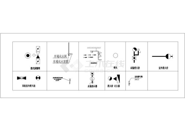 某精选消防常用CAD图块集-图二