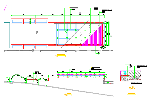 某景区地下车库入口CAD设计详图
