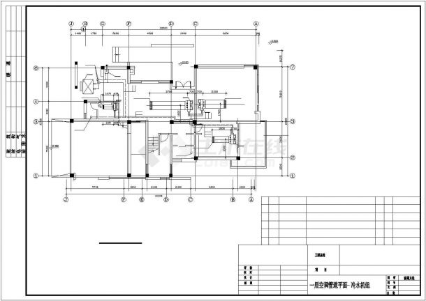 别墅和会所空调设计CAD图纸，共35张图纸-图二