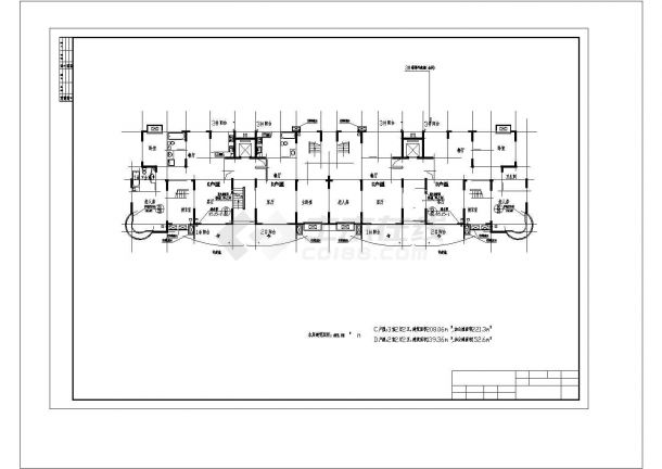 11层板式住宅楼施工套图（含效果图）-图一