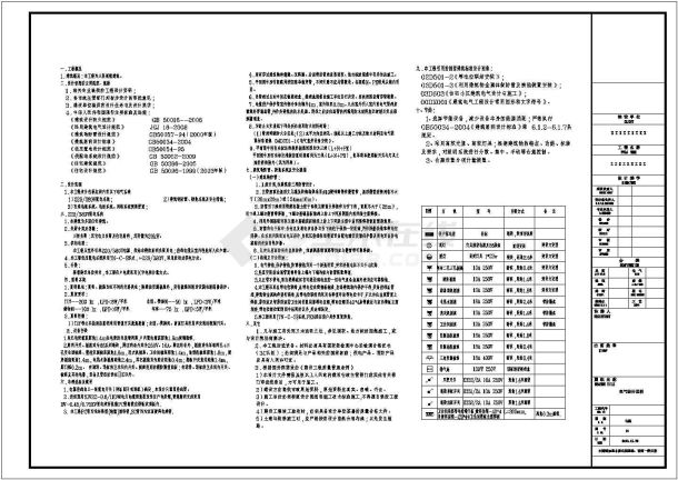 别墅电施方案设计全套CAD图-图一