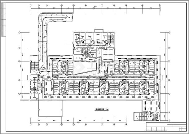 长58.1米 宽39.8米 3层4690.5平米传染病房楼电气设计图-图二