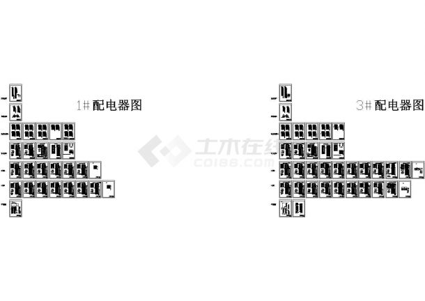 10KV变电所继电保护二次接线图cad-图一