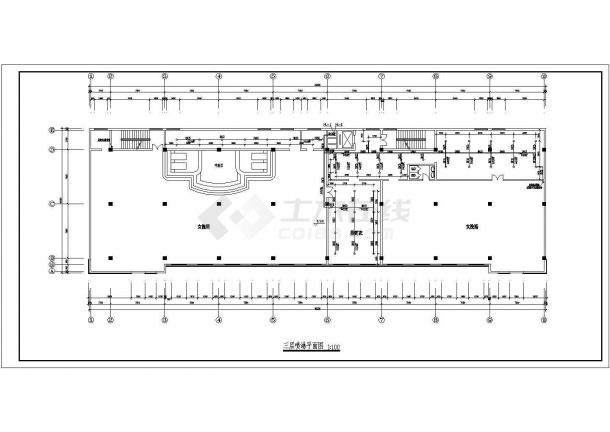 某多层综合楼水暖设计cad全套施工图纸（含设计说明，含消防设计）-图二