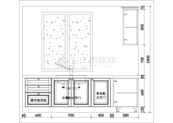 某地区的橱柜家具设计图-图一