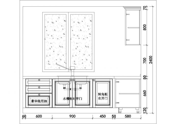 某地区的橱柜家具设计图_图1