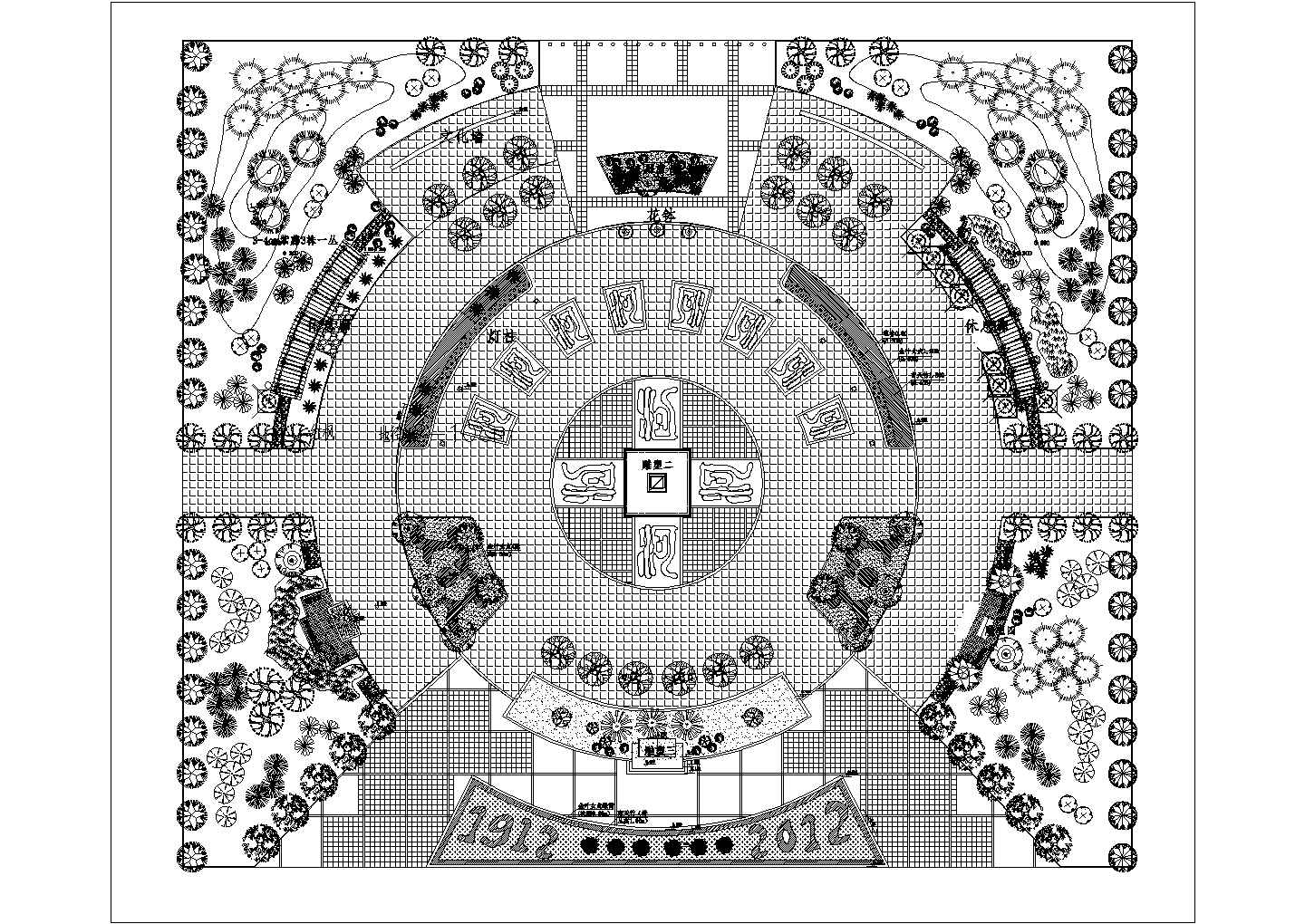 某大型购物广场CAD设计施工完整大样图纸