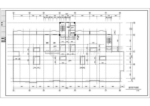 某板式小高层剪力墙结构住宅楼设计cad全套建筑施工图纸（甲级院设计）-图二