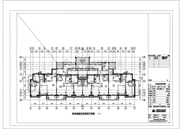 上海柘林商业住宅区暖通设计施工设计图-图二