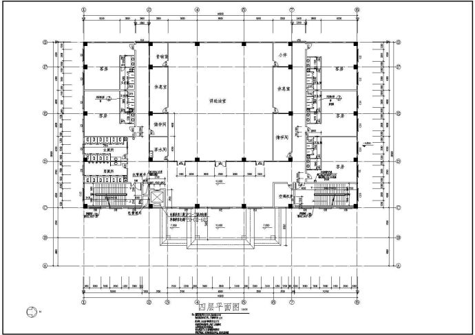 静音寺庙建筑设计全套CAD图_图1