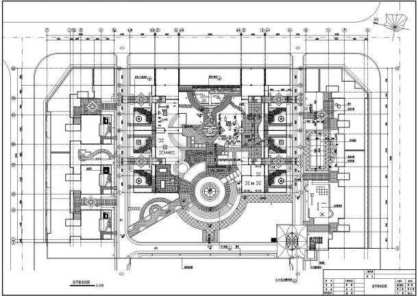 某套精细园林广场CAD设计施工大样图详图-图二