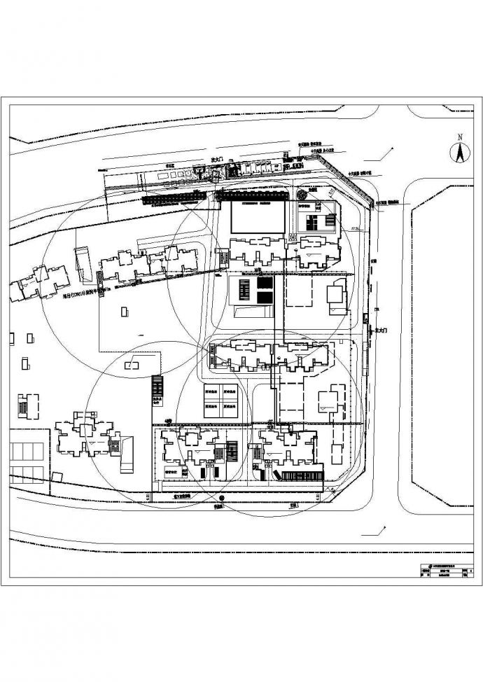 郑州某框架剪力墙结构综合住宅楼施工组织cad图纸设计_图1