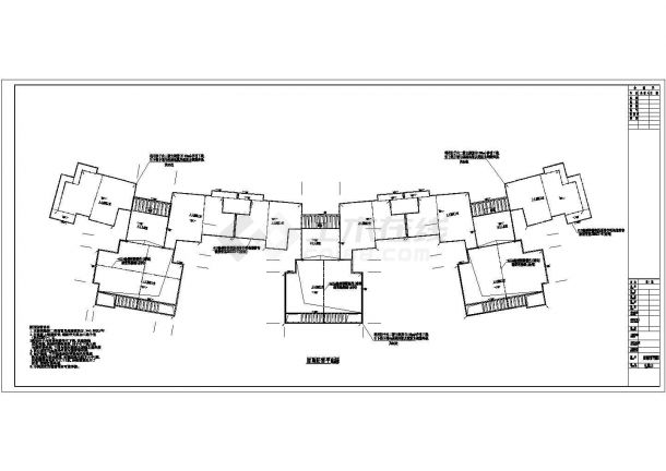 某16层员工宿舍楼CAD电气设计施工图-图一