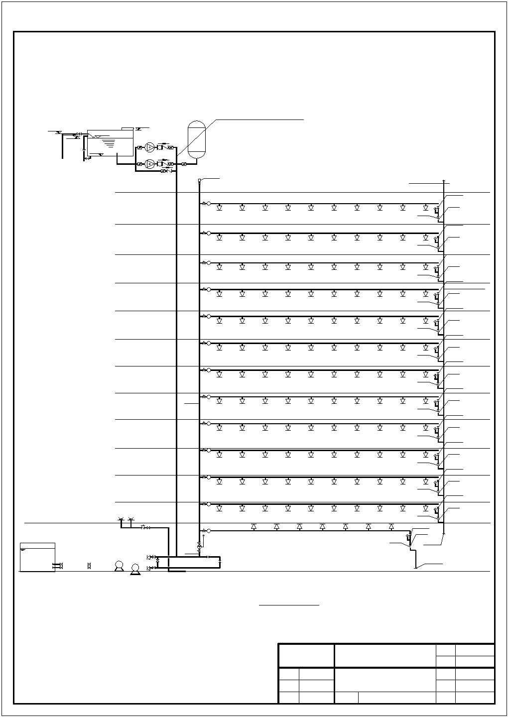 某地区四星级酒店建筑给排水毕业设计CAD资料（计算书、结构图纸）