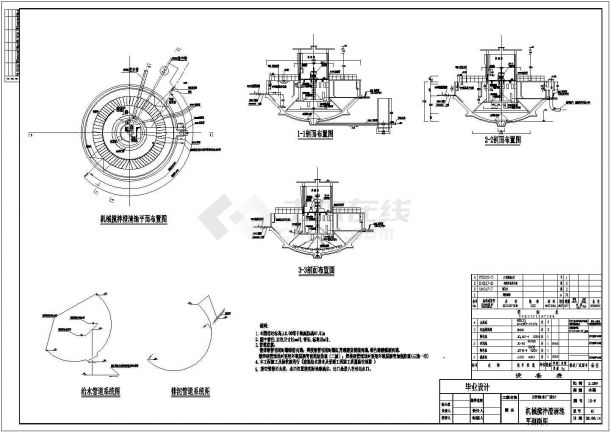 某给水厂毕业设计CAD资料（含论文，结构图纸）-图二