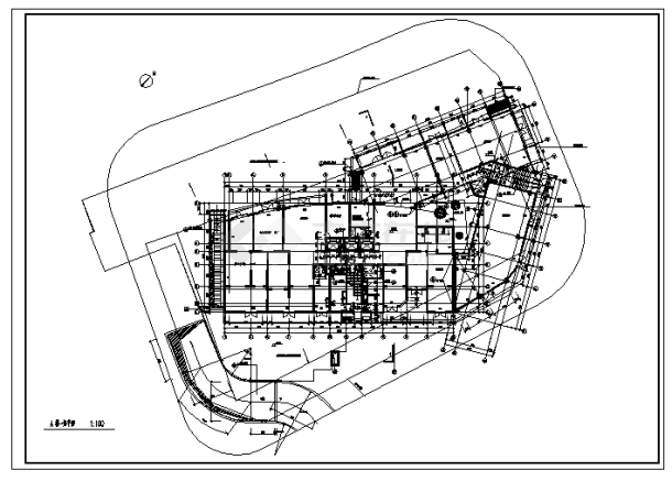 三十七层A楼公寓楼建筑施工cad图，共二十九张-图二