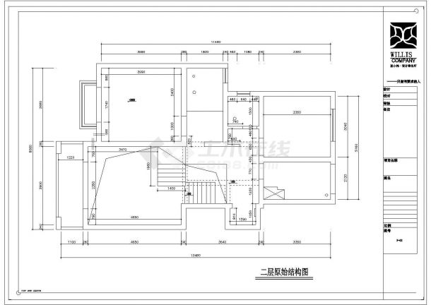 [江苏]160㎡复式跃层公寓施工图设计-图一