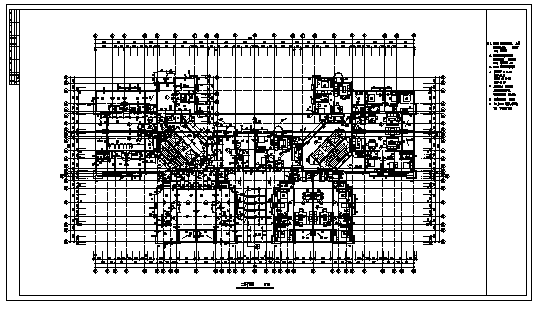 三十二层住宅楼建筑施工cad图，共八张_图1