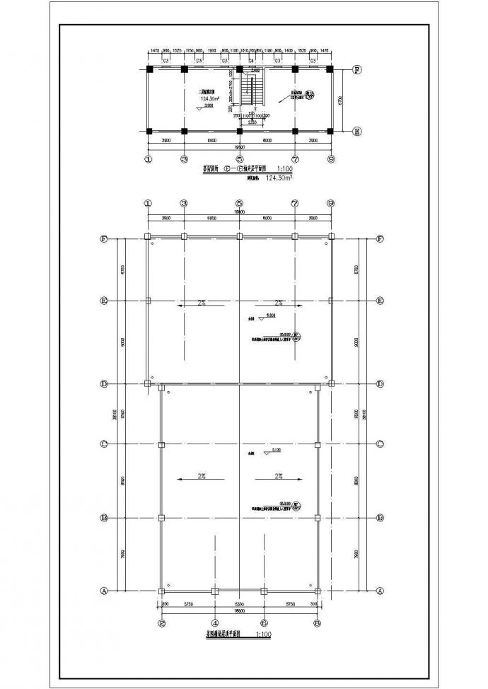 某小型欧式风格茶园剧场建筑CAD设计施工图纸_图1