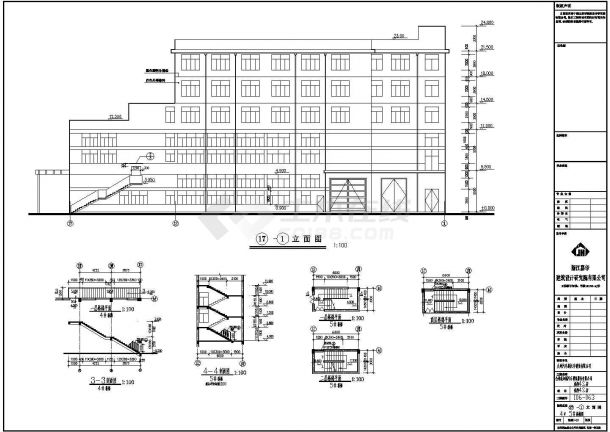 上海某福特4S店CAD建筑室内装修设计图纸-图二